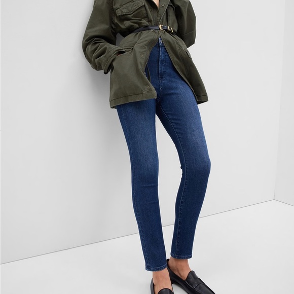 💥SALE! Gap Sky High True Skinny Jeans, sz0/25R - Picture 5 of 5
